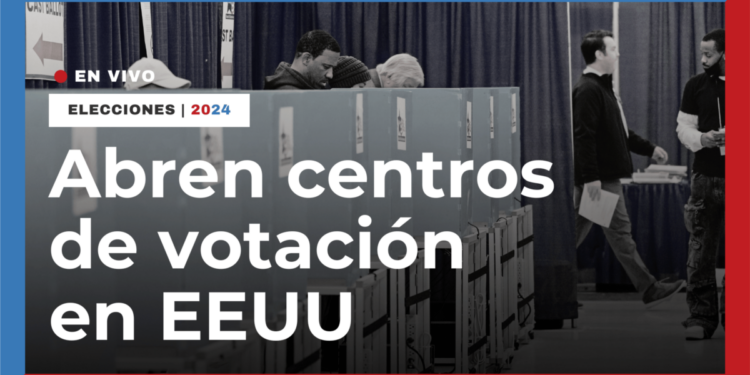 EN VIVO | Abren las urnas en las elecciones Estados Unidos 2024