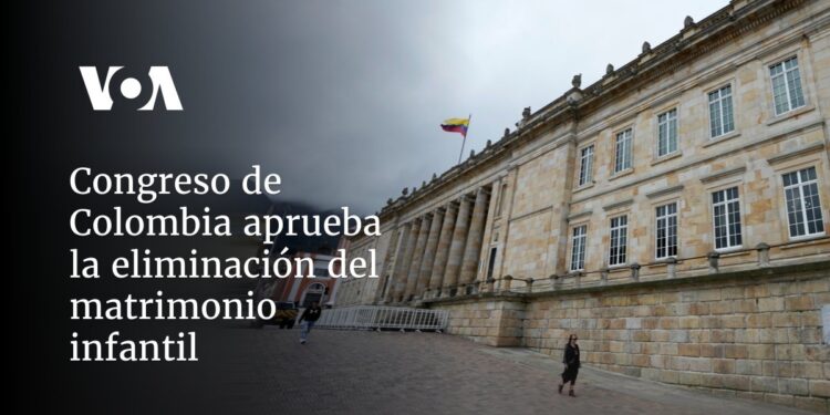 Congreso de Colombia aprueba la eliminación del matrimonio infantil