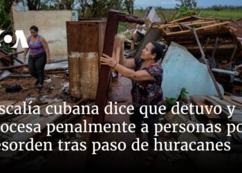 Cuba detiene y procesa penalmente a personas por desorden tras paso de huracanes