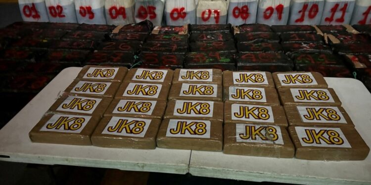 La Marina de México incauta 3,6 toneladas de cocaína en el Pacífico