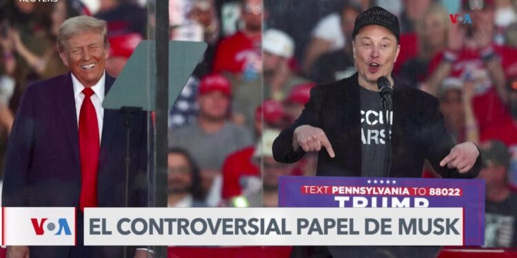 Elon Musk y su controversial papel con el presidente electo Trump