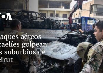 Ataques aéreos israelíes golpean los suburbios de Beirut