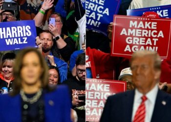 Harris y Trump harán un último esfuerzo para atraer votantes el día antes de las elecciones en Estados Unidos