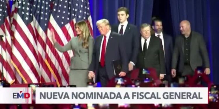 Trump nomina a exfiscal general de Florida como Fiscal General de EEUU