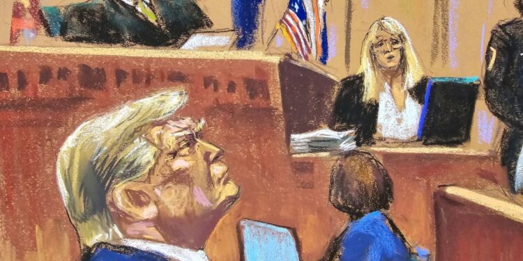 Juez de Nueva York pausa proceso en caso de pagos de Trump a una actriz de cine para adultos