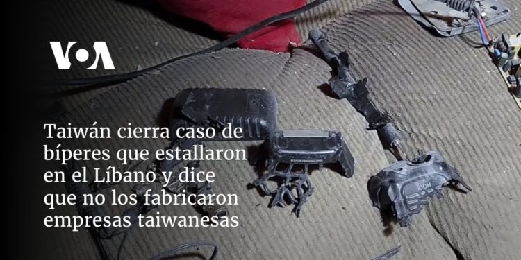 Taiwán cierra caso de bíperes que estallaron en el Líbano y dice que no los fabricaron empresas taiwanesas