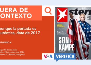 Esta portada de la revista Stern con Donald Trump haciendo el saludo nazi no es de 2024: fue publicada en 2017