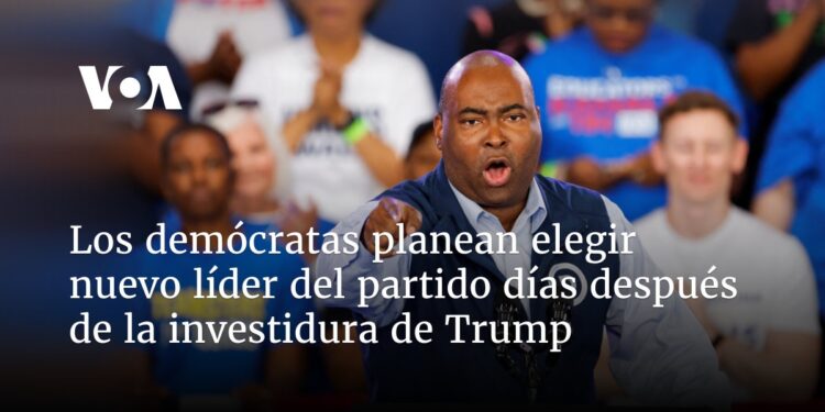 Los demócratas planean elegir nuevo líder del partido días después de la investidura de Trump