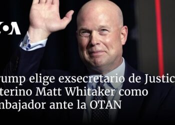 Trump elige exsecretario de Justicia interino Matt Whitaker como embajador ante la OTAN
