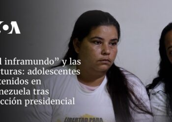 adolescentes detenidos en Venezuela tras elección presidencial