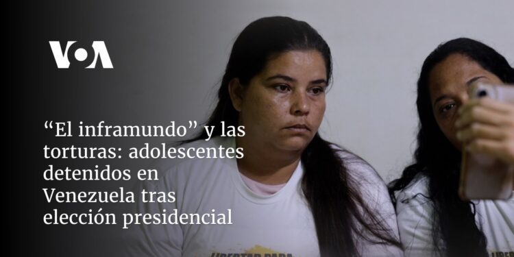 adolescentes detenidos en Venezuela tras elección presidencial