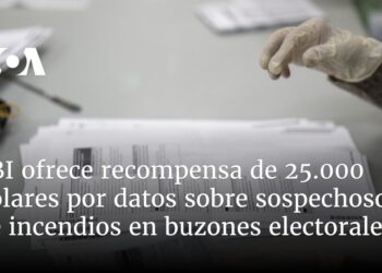 FBI ofrece recompensa de 25.000 dólares por datos sobre sospechoso de incendios en buzones electorales