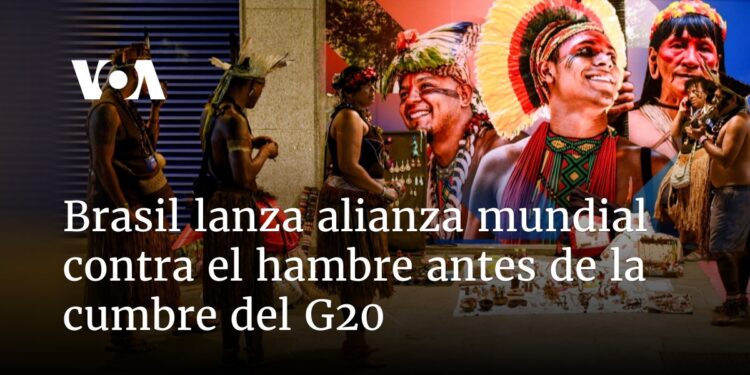 Brasil lanza alianza mundial contra el hambre antes de la cumbre del G20