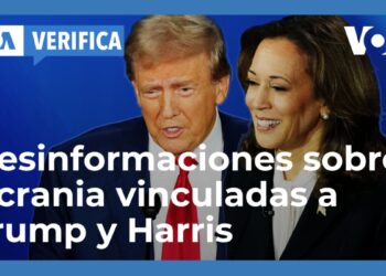 Desinformaciones sobre Ucrania vinculadas a Trump y Harris