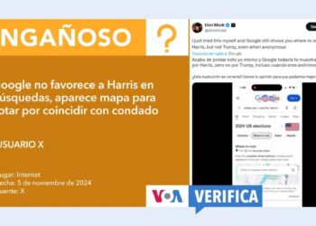 ¿Google favorece a Harris en las búsquedas como dijo Elon Musk en X? Esto es engañoso