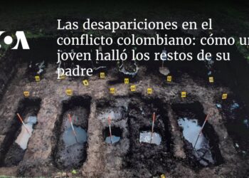 cómo una joven halló los restos de su padre