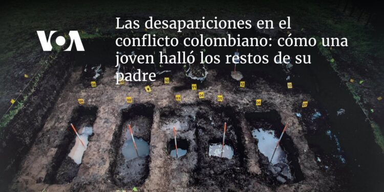 cómo una joven halló los restos de su padre