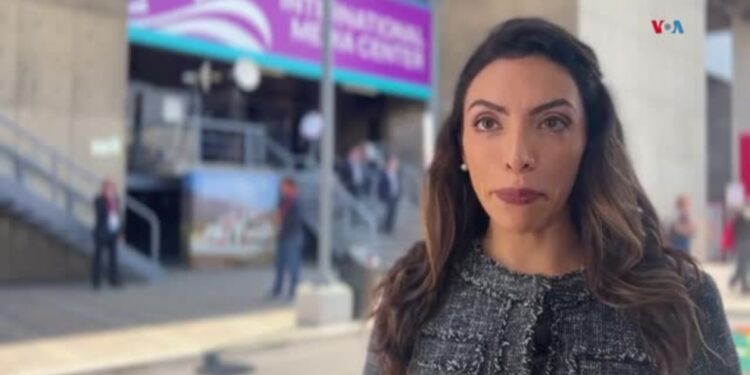 Natalia Molano, vocera en español del Departamento de Estado de EEUU