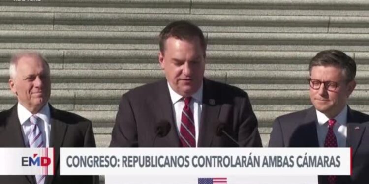 Republicanos se aseguran el control de ambas cámaras del Congreso de EEUU