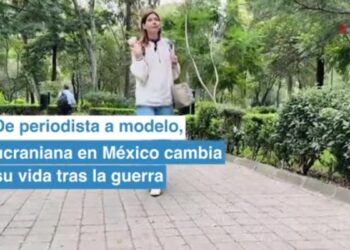 De periodista a modelo, ucraniana en México cambia su vida tras la guerra
