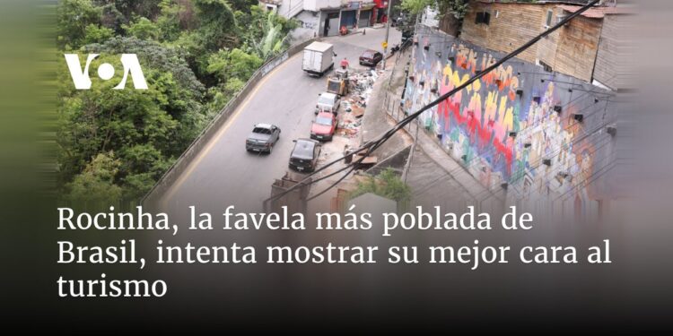 Rocinha, la favela más poblada de Brasil, intenta mostrar su mejor cara al turismo