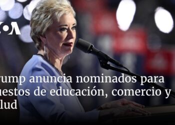 Trump anuncia nominados para puestos de educación, comercio y salud