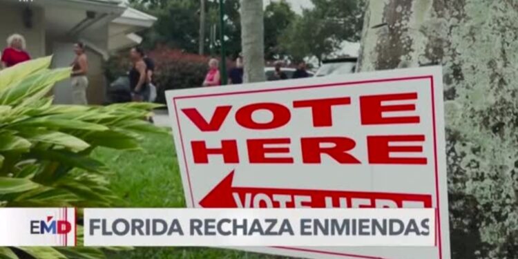 Votantes en Florida rechazan enmiendas sobre marihuana recreativa y aborto