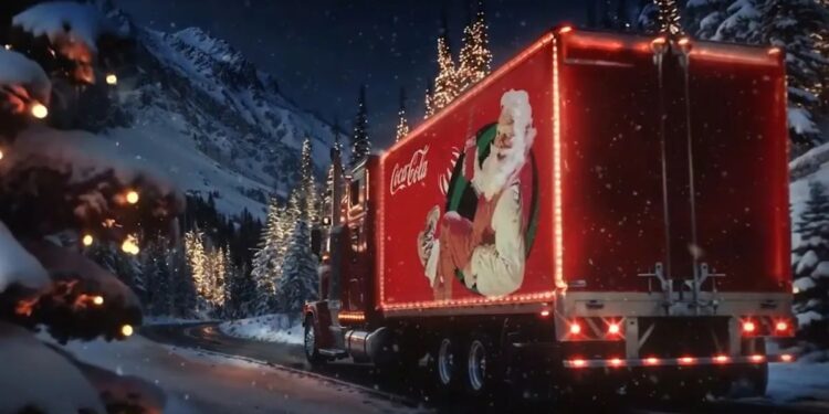 Coca-Cola reemplaza por primera vez su icónico anuncio navideño con una obra de IA