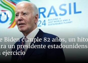Joe Biden cumple 82 años, un hito para un presidente estadounidense en ejercicio