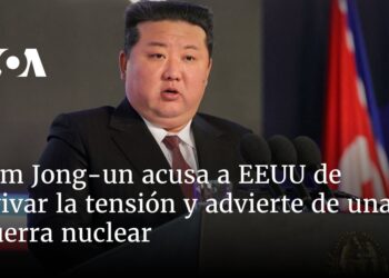 Kim Jong-un acusa a EEUU de avivar la tensión y advierte de una guerra nuclear