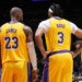 LeBron James y Anthony Davis hundieron a los Raptors