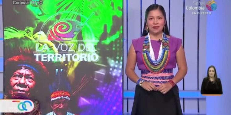 Colombia rompe paradigmas televisivos con la primera presentadora indígena