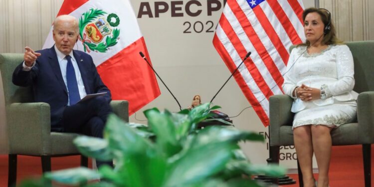 EEUU anuncia 65 millones de dólares en asistencia a Perú en el marco de la cumbre APEC
