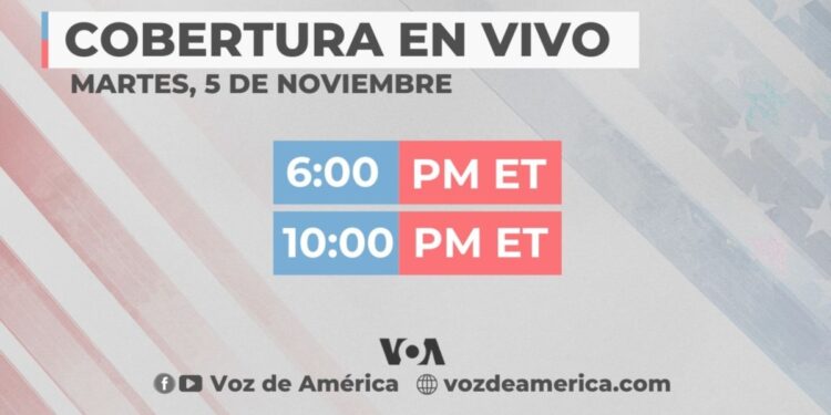 Elecciones EEUU: Síganos en vivo a través de las plataformas digitales de la Voz de América