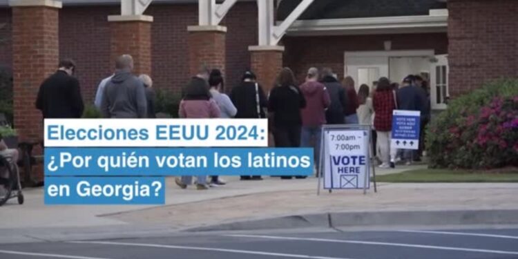 ¿Por quién votan los latinos en Georgia?