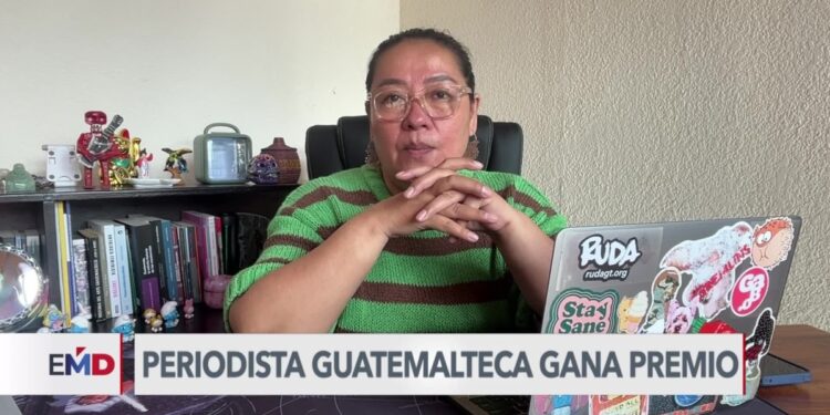 Periodista guatemalteca gana premio