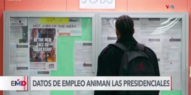 Débiles datos sobre empleo proporcionan material para campaña electoral en EEUU