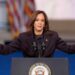 La vicepresidente de EEUU, Kamala Harris, reconoce el triunfo electoral del ahora presidente electo Donald Trump