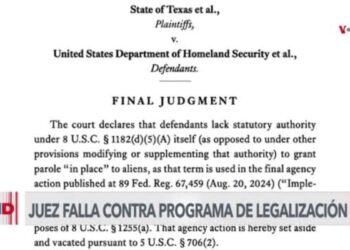 Juez falla contra programa de legalización de cónyuges inmigrantes