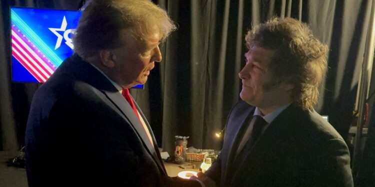 Milei conversa con Trump tras su victoria en las elecciones de EEUU