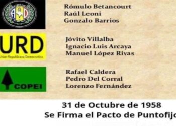 Expertos en Venezuela reafirman la importancia del Pacto de Punto fijo a 66 años de su firma