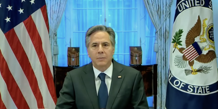 El secretario de Estado, Antony Blinken, participa en el encuentro anual de la Organización para la Seguridad y la Cooperación en Europa