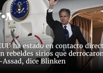 EEUU ha estado en contacto directo con rebeldes sirios que derrocaron a al-Assad, dice Blinken
