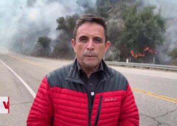 Arden las montañas de Malibú, en California