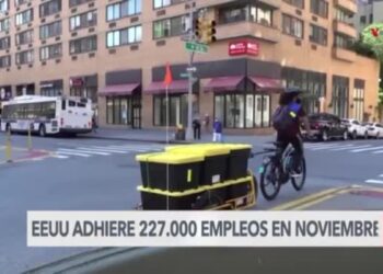 EEUU añade 227.000 nuevos empleos en noviembre