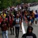Se forma en México una nueva caravana de migrantes que intenta llegar hasta Estados Unidos