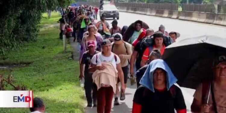 Nueva caravana de migrantes busca llegar a Estados Unidos