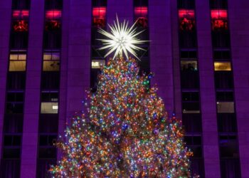 En Fotos | Llegó el esperado momento: se prenden las luces del Árbol de Navidad más famoso de Nueva York
