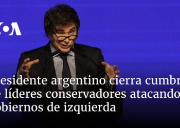Presidente argentino cierra cumbre de líderes conservadores atacando a gobiernos de izquierda