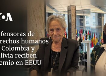 Defensoras de derechos humanos de Colombia y Bolivia reciben premio en EEUU